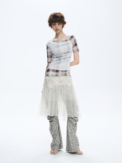 FULLTIDE Deconstructed Leopard Asymmetrical Women&