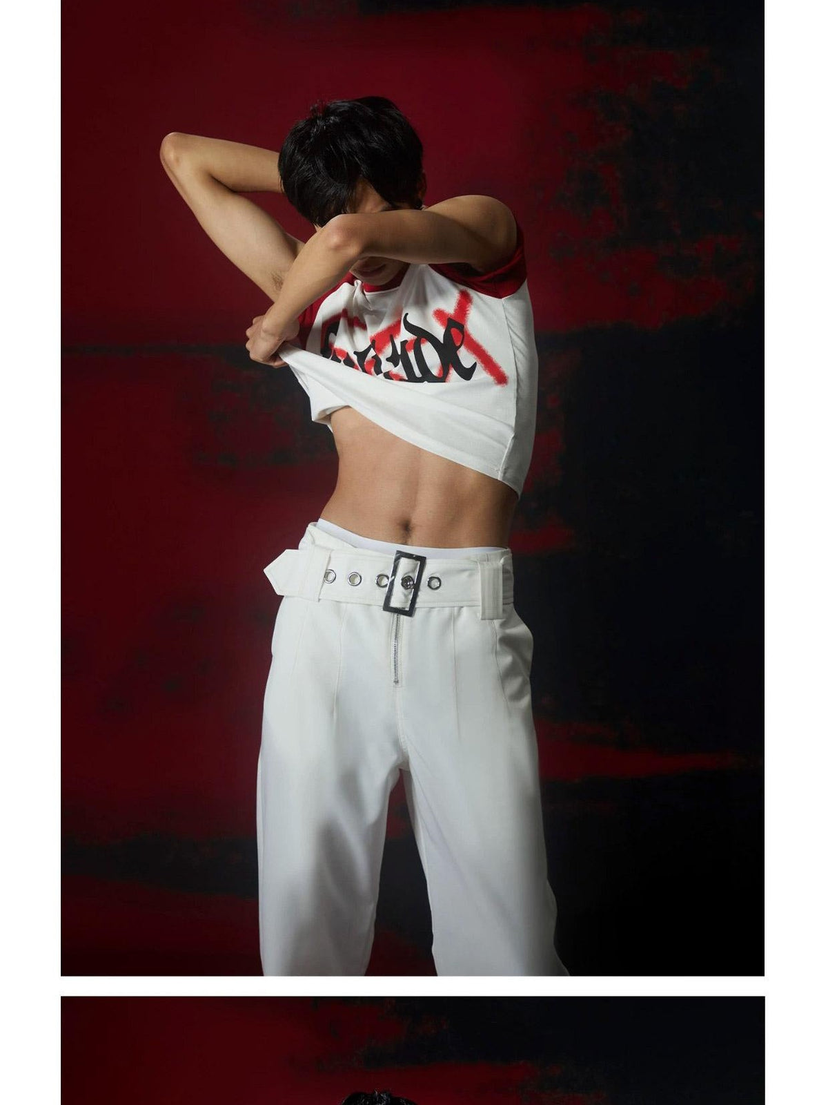 FULLTIDE Detachable Wide Belt Satin Women&