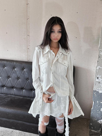 FULLTIDE Low Waist Patchwork Street Style Women Triacetate Fabric Mini Skirt