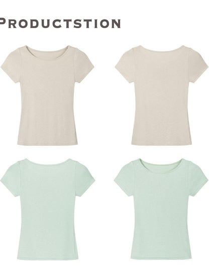 FULLTIDE Mint Distressed Super Soft Slim Fit Women&