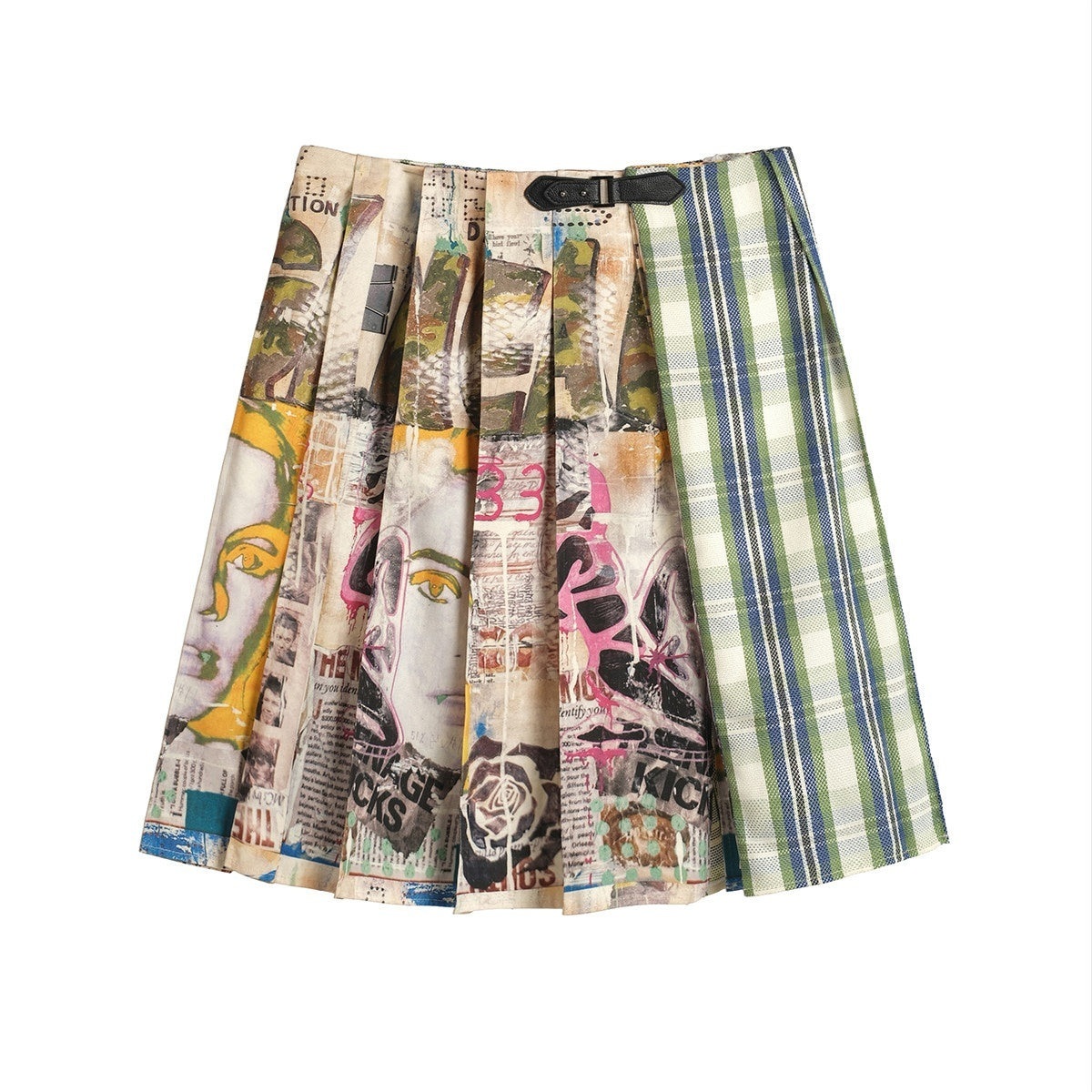 FULLTIDE_Mint_Graffiti_Deconstructed_Topstitch_A_Line_Women&
