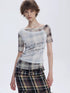 FULLTIDE_Moisture_Wicking_Slim_Fit_Patchwork_Boat_Neck_Women_Plaid_Cross_Print_T-Shirt_MISSTT