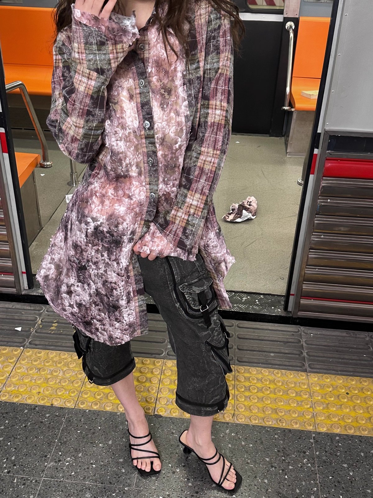 FULLTIDE_Original_Design_Colorblock_Square_Neck_Bell_Sleeve_Slim_Cotton_Women_Dresses_MISSTT