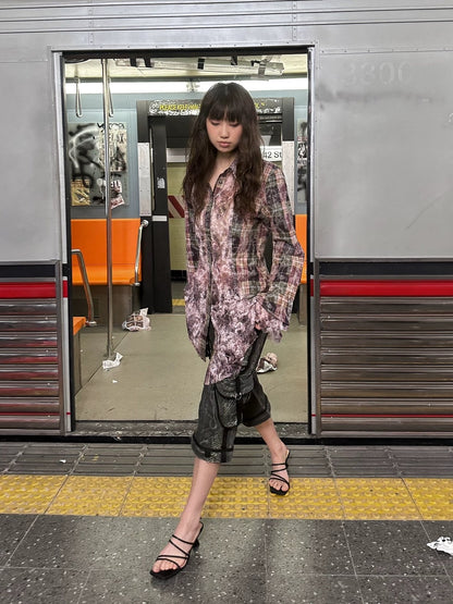 FULLTIDE Original Design Colorblock Square Neck Bell Sleeve Slim Cotton Women Dresses