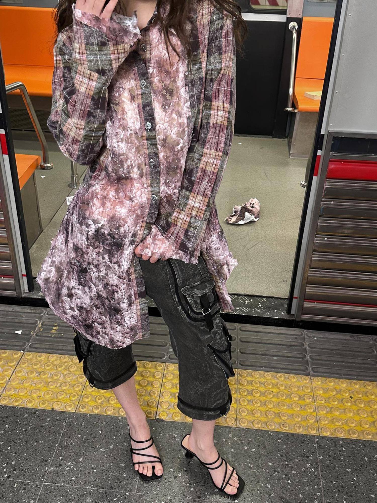 FULLTIDE Original Design Colorblock Square Neck Bell Sleeve Slim Cotton Women Dresses