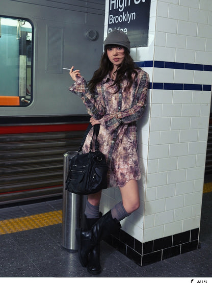 FULLTIDE Original Design Colorblock Square Neck Bell Sleeve Slim Cotton Women Dresses