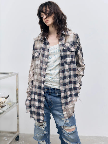 FULLTIDE_Original_Relaxed_Fit_Plaid_Button_Front_Long_Sleeve_Women_100%_Cotton_Shirt_MISSTT