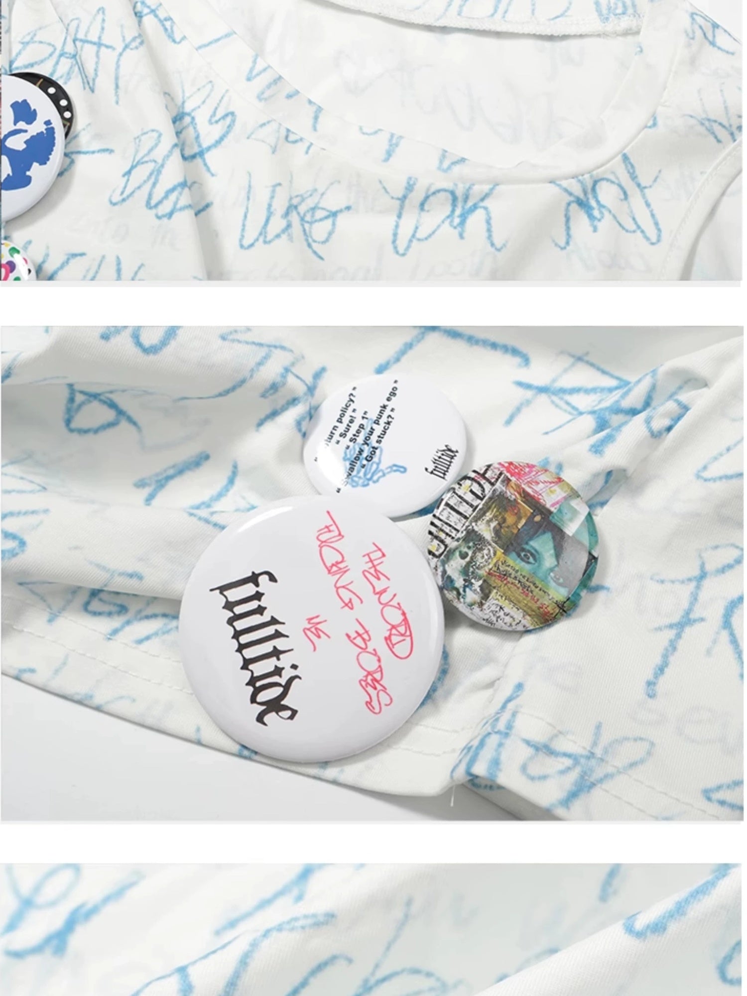 FULLTIDE Quick Dry Creative Print Commuter Slim Fit Women Cotton Lyocell T-Shirt