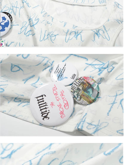 FULLTIDE Quick Dry Creative Print Commuter Slim Fit Women Cotton Lyocell T-Shirt