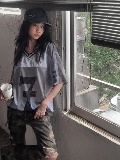 FULLTIDE Satin Patchwork Striped Punk Women&