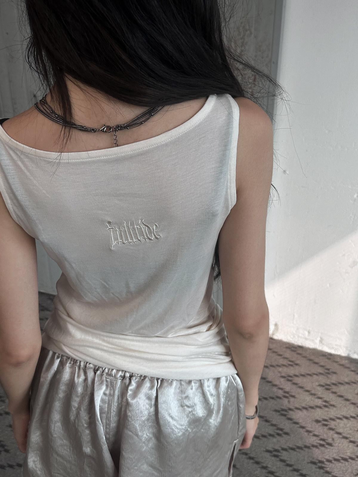 FULLTIDE Semi Sheer Solid Slim Cami Soft Handfeel Women&