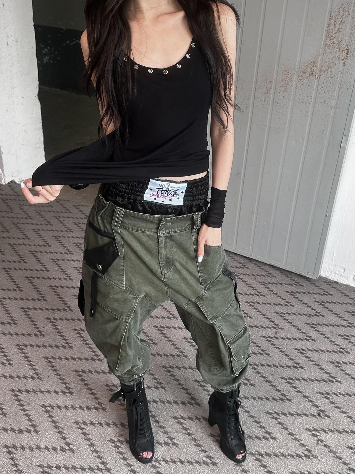 FULLTIDE Semi Sheer Solid Slim Cami Soft Handfeel Women&
