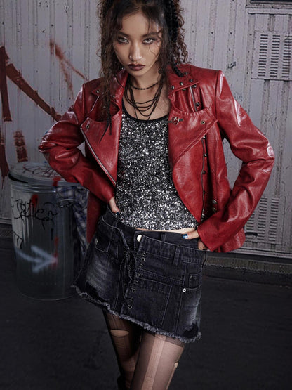 FULLTIDE Soft Cotton Black A Line Short Flattering Women Everyday Casual Mini Skirt