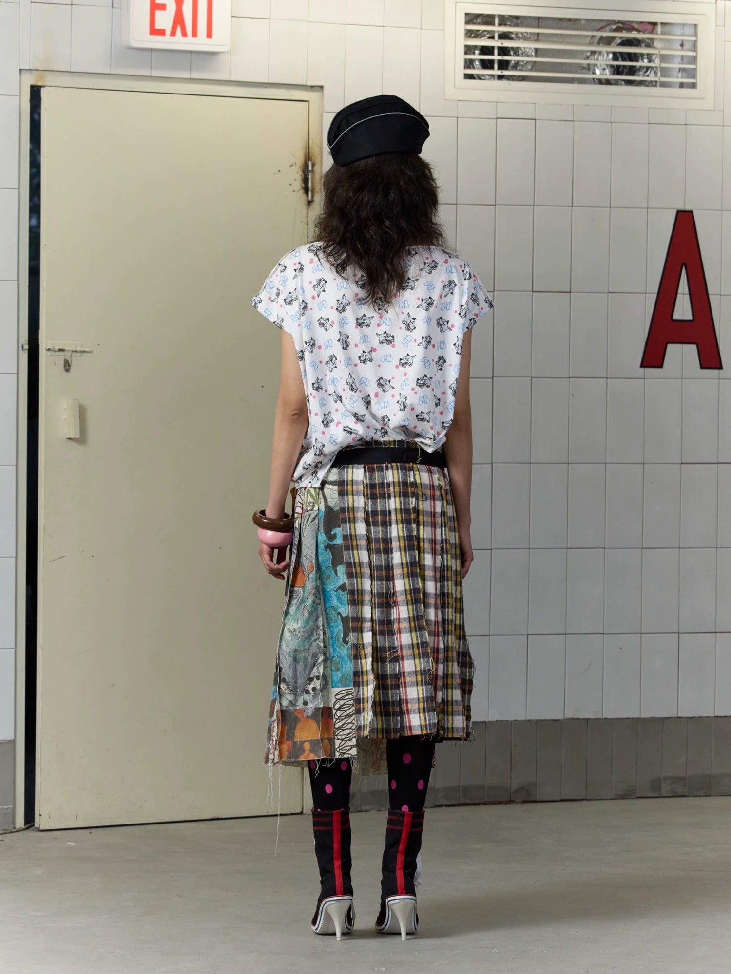 FULLTIDE Soft Cotton Graffiti Patchwork Oversized Unisex Crew Neck T-Shirt