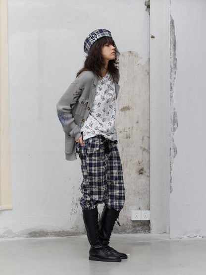 FULLTIDE Soft Cotton Graffiti Patchwork Oversized Unisex Crew Neck T-Shirt