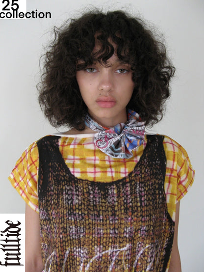 FULLTIDE Soft Cotton Graffiti Patchwork Oversized Unisex Crew Neck T-Shirt