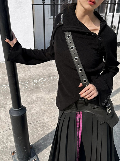 FULLTIDE Soft Sheep Wool Sleeveless Commuter Knit Women Regular Fit T-Shirt