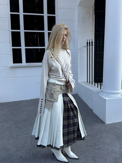 FULLTIDE Soft Sheep Wool Sleeveless Commuter Knit Women Regular Fit T-Shirt