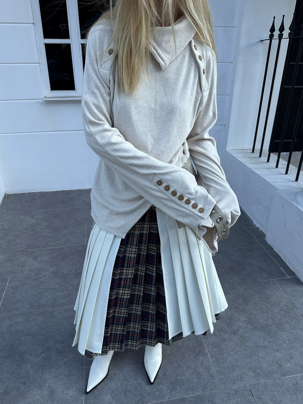 FULLTIDE Soft Sheep Wool Sleeveless Commuter Knit Women Regular Fit T-Shirt