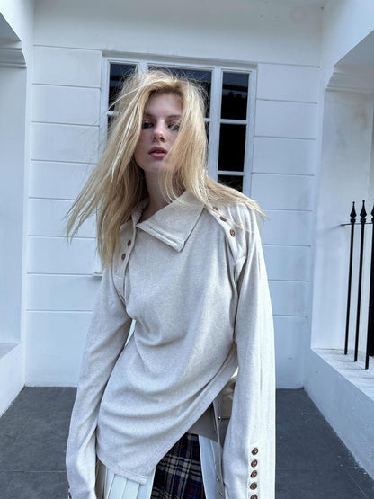 FULLTIDE Soft Sheep Wool Sleeveless Commuter Knit Women Regular Fit T-Shirt