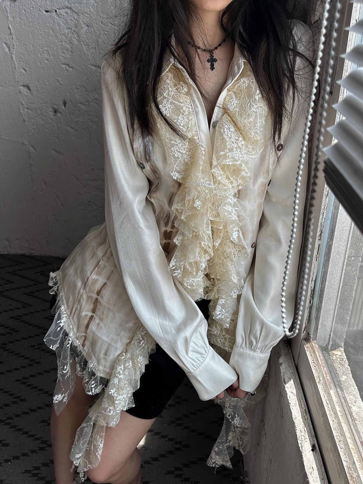 FULLTIDE Soft Viscose Blend Original Design Slim Fit Mid Length Leopard Print Women Shirt