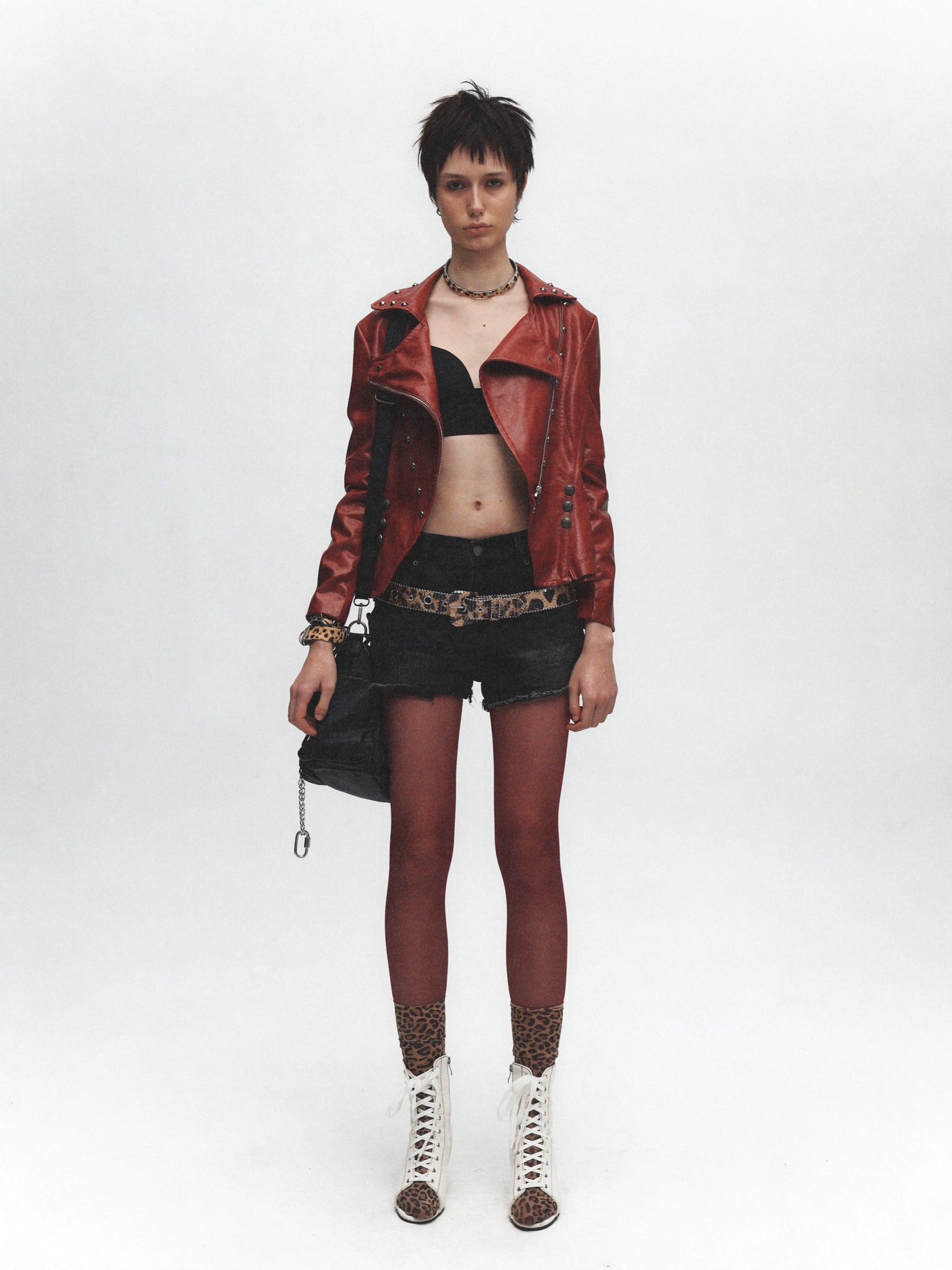 FULLTIDE Versatile Pu Leopard Print Waist Youth Unisex Fashion Accessory Belt