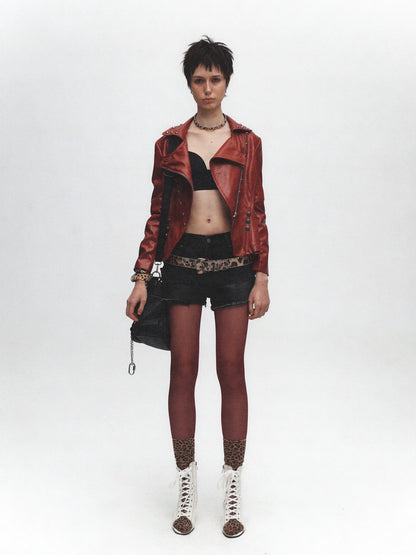 FULLTIDE Versatile Pu Leopard Print Waist Youth Unisex Fashion Accessory Belt