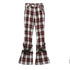 FULLTIDE_Vintage_Plaid_Asymmetric_Pocket_High_Waist_Women&