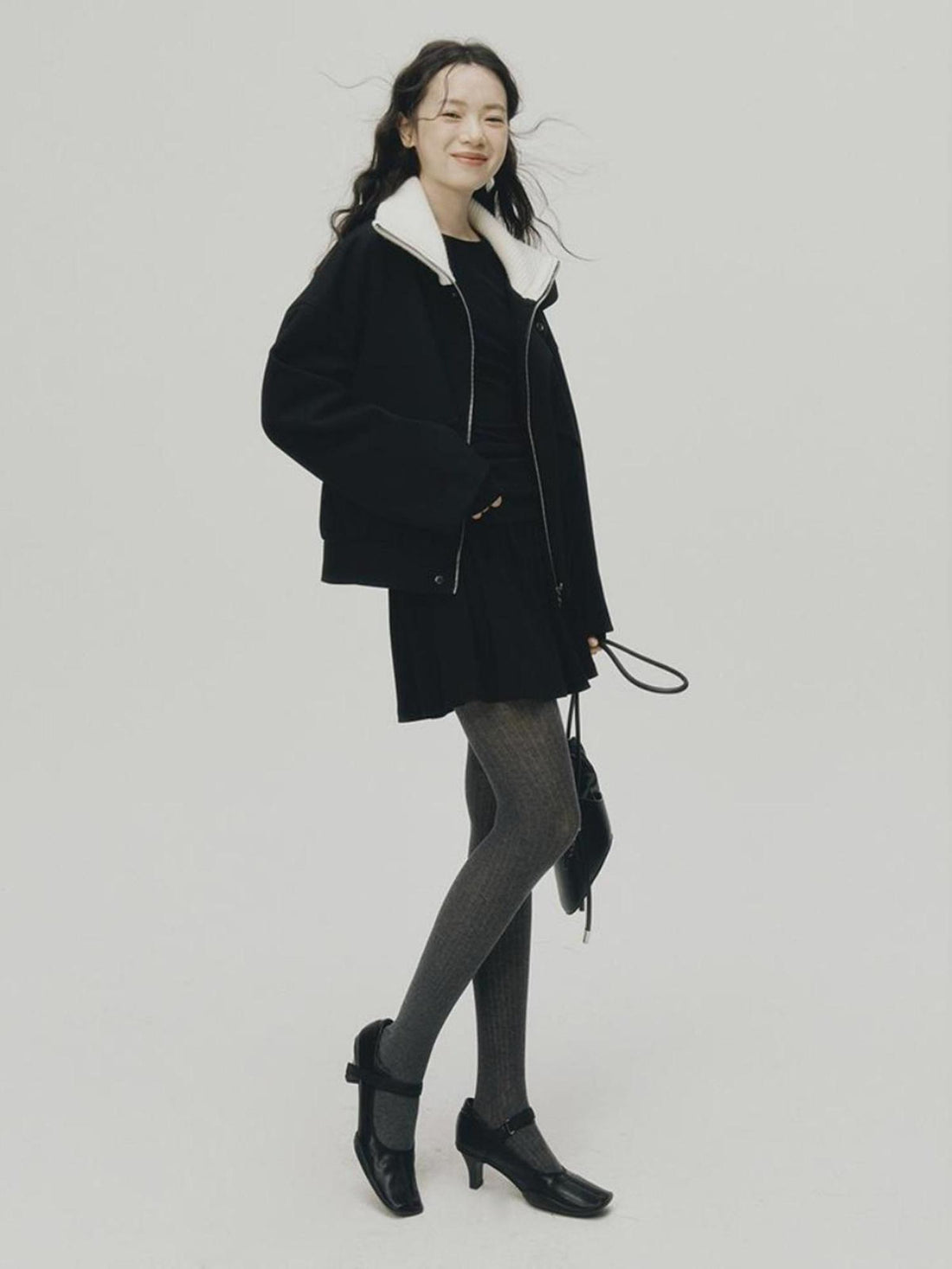 FUSSED 24aw Cleanfit Quilted Structured Collar Loose Fit Jacket