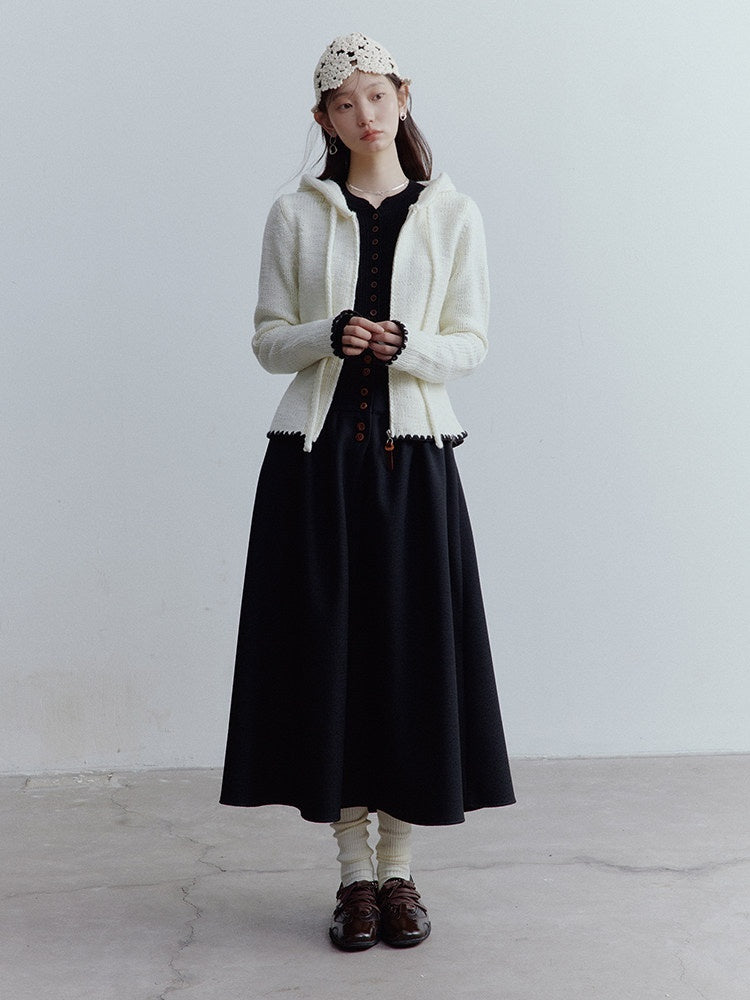 FUSSED_Almond_Cream_Contrast_Shell_Embroidery_Hooded_Zippered_Women&