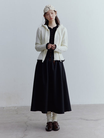 FUSSED_Almond_Cream_Contrast_Shell_Embroidery_Hooded_Zippered_Women&