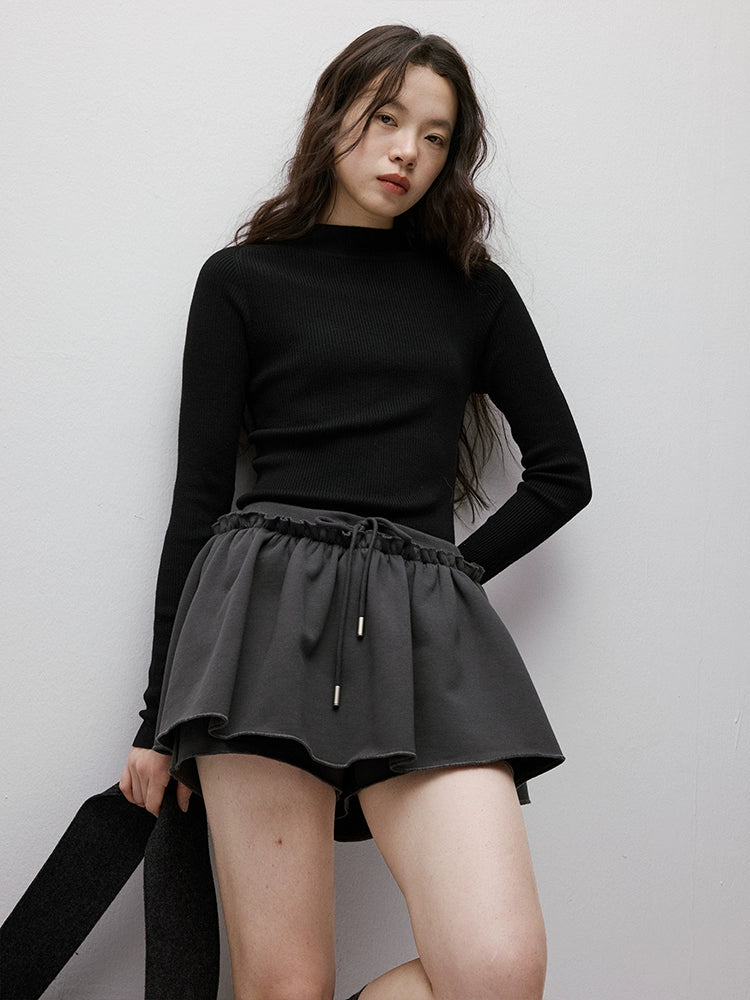 FUSSED_Anti_Static_Thermal_Pleated_Skirt_Pants_In_Meteor_Grey_MISSTT