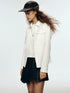 FUSSED_Apricot_White_Corduroy_Texture_Soft_Focus_Slim_Workwear_Women&