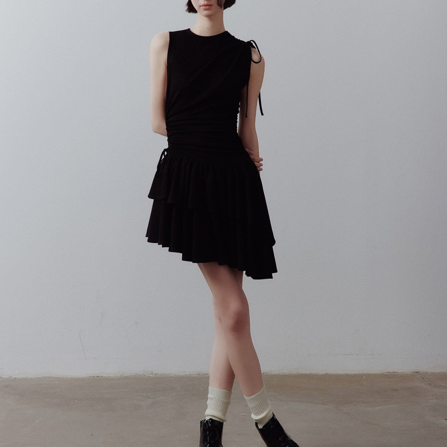 FUSSED_Asymmetric_Deconstructed_Pleated_Aline_Women&