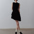 FUSSED Asymmetric Deconstructed Pleated Aline Women&