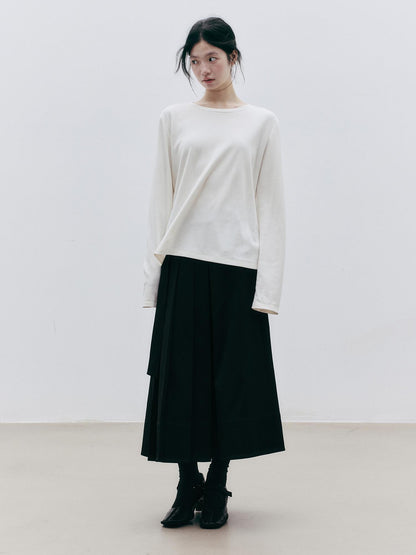 FUSSED Asymmetric Pleated A Line Women&