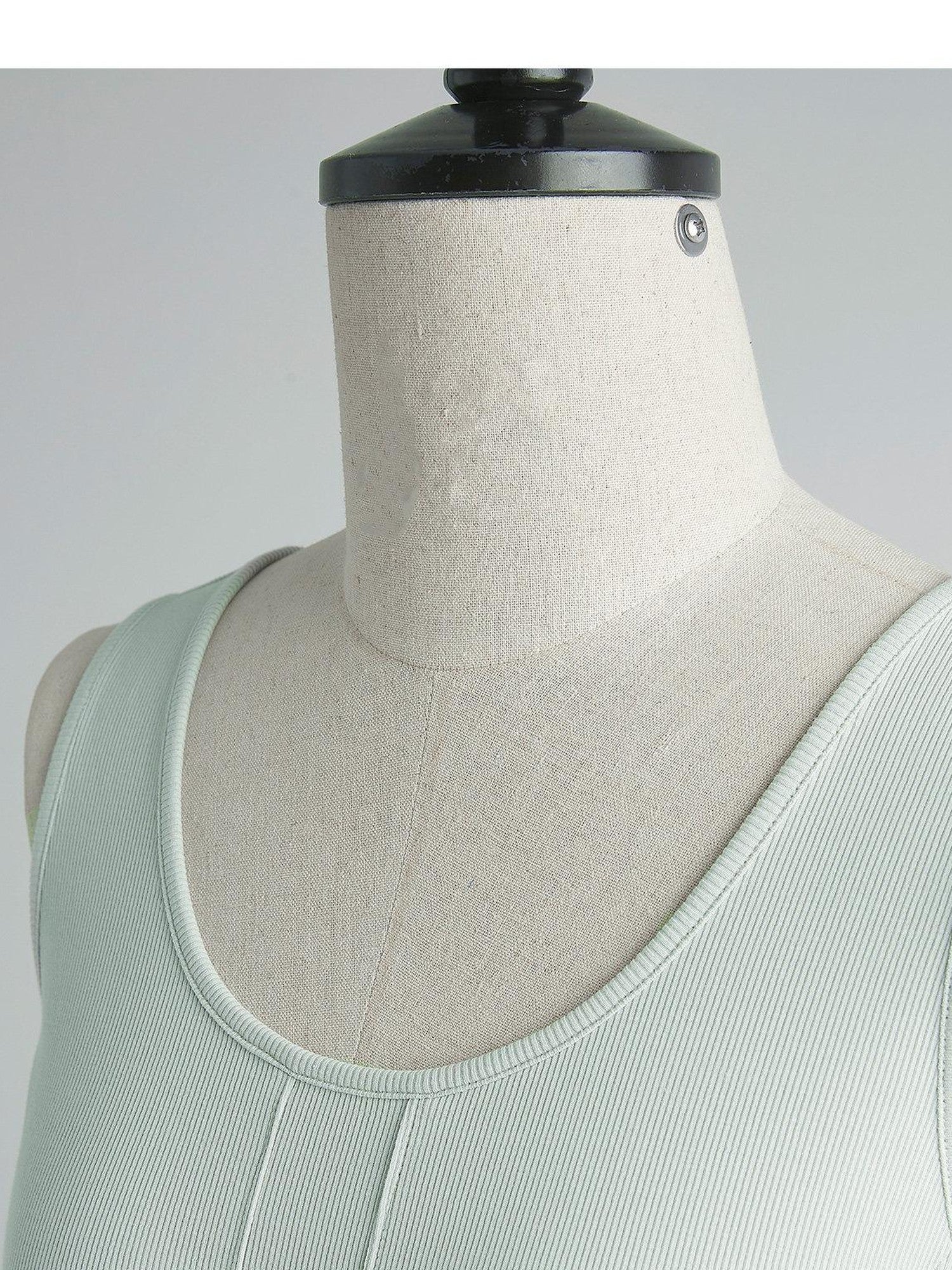 FUSSED Asymmetrical Patchwork Wrap Knit Vest Women&