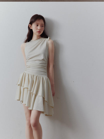 FUSSED Asymmetrical Pleated Knit Women&