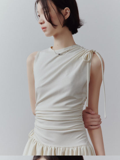 FUSSED Asymmetrical Pleated Knit Women&