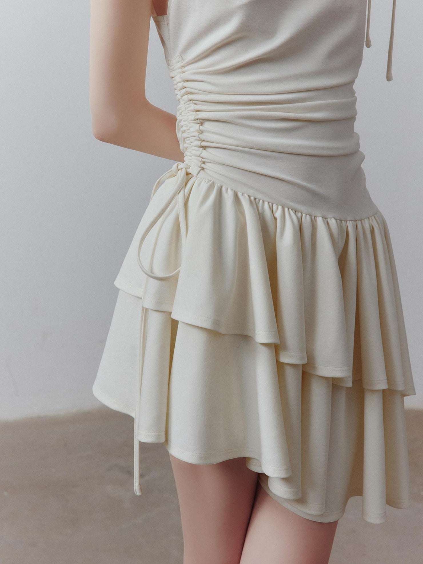 FUSSED Asymmetrical Pleated Knit Women&