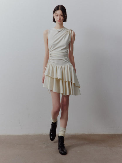 FUSSED Asymmetrical Pleated Knit Women&
