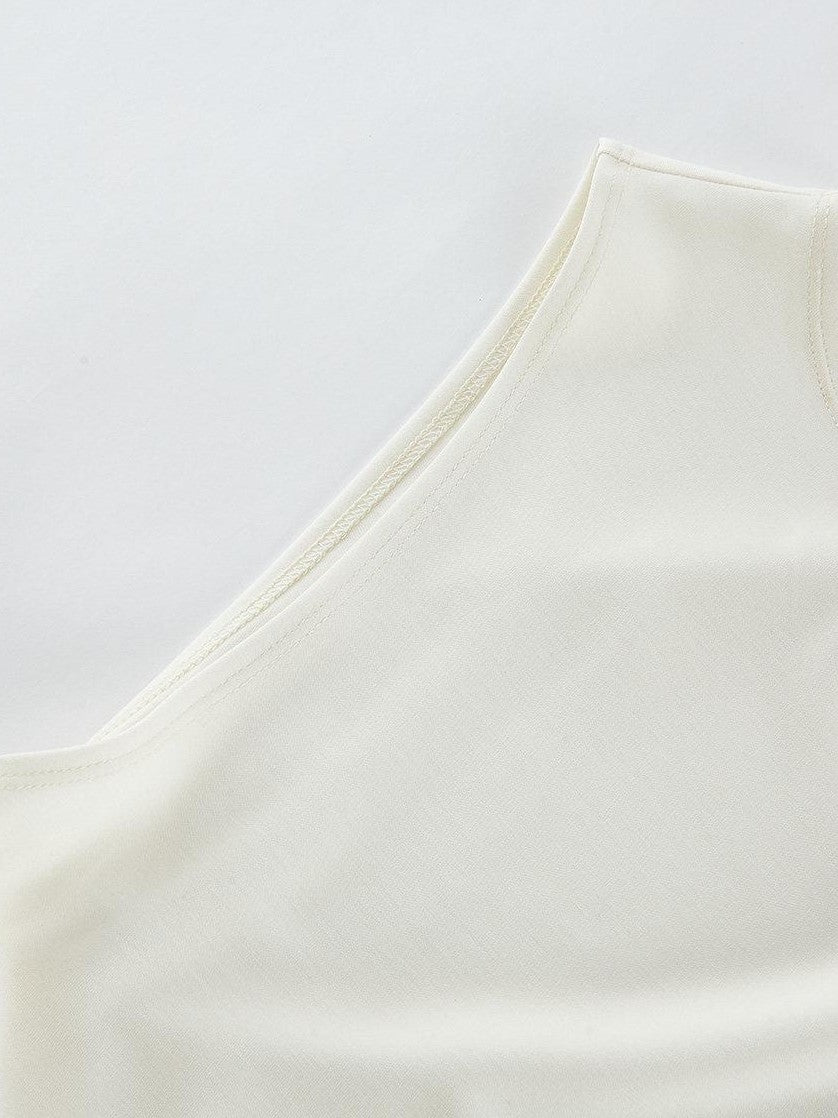 FUSSED Asymmetrical Pleated Knit Women&