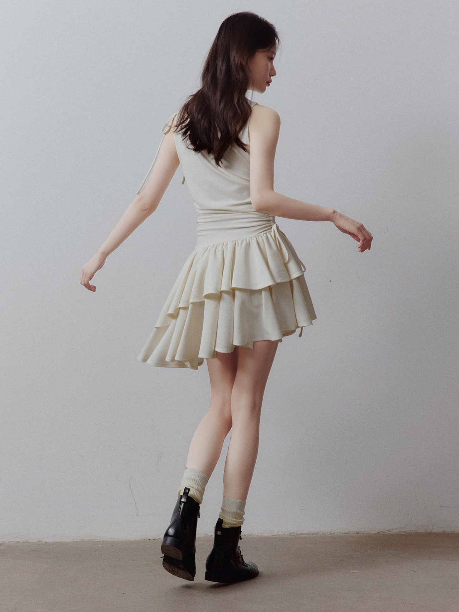 FUSSED Asymmetrical Pleated Knit Women&