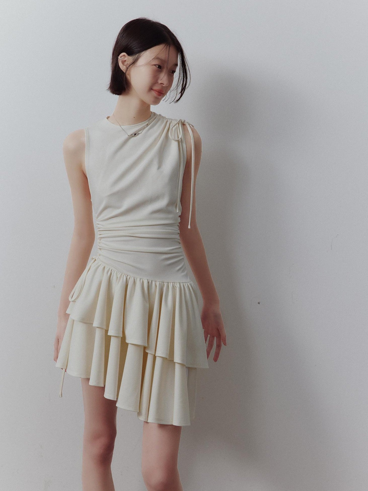 FUSSED Asymmetrical Pleated Knit Women&