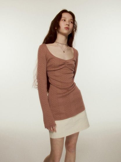 FUSSED Ballet Lace Knit Top In Three Colors