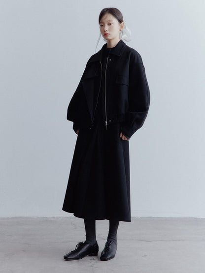 FUSSED Black Architectural Deconstructed Oversized Vintage Women&