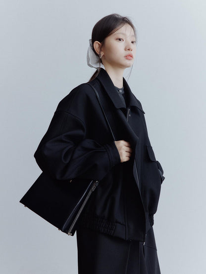 FUSSED Black Architectural Deconstructed Oversized Vintage Women&