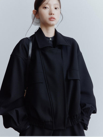 FUSSED Black Architectural Deconstructed Oversized Vintage Women&