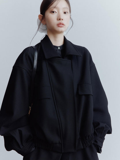FUSSED Black Architectural Deconstructed Oversized Vintage Women&