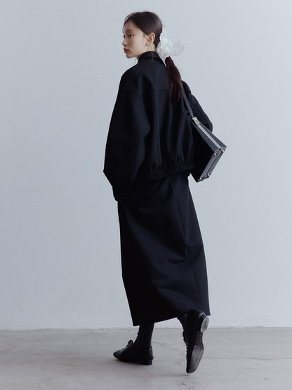FUSSED Black Architectural Deconstructed Oversized Vintage Women&